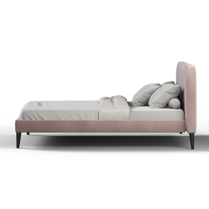 Selma Double Bed with Deep Vertical Tufting