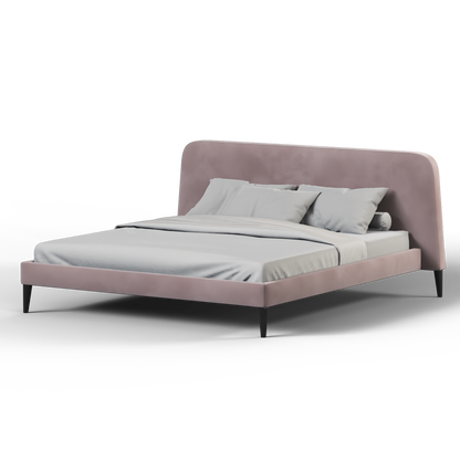 Selma Double Bed with Deep Vertical Tufting