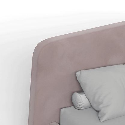 Selma Double Bed with Deep Vertical Tufting