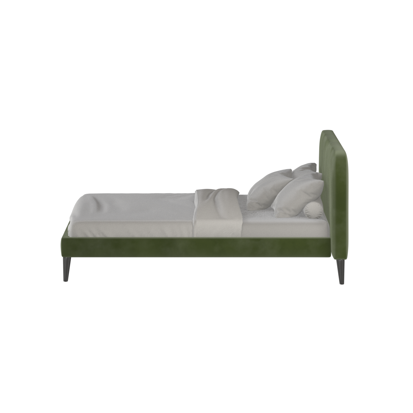 Selma Double Bed with Deep Vertical Tufting