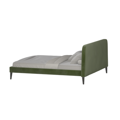 Selma Double Bed with Deep Vertical Tufting
