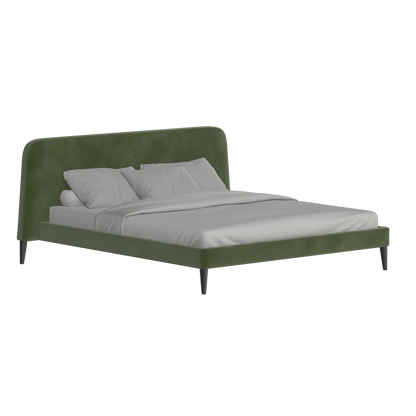 Selma Double Bed with Deep Vertical Tufting