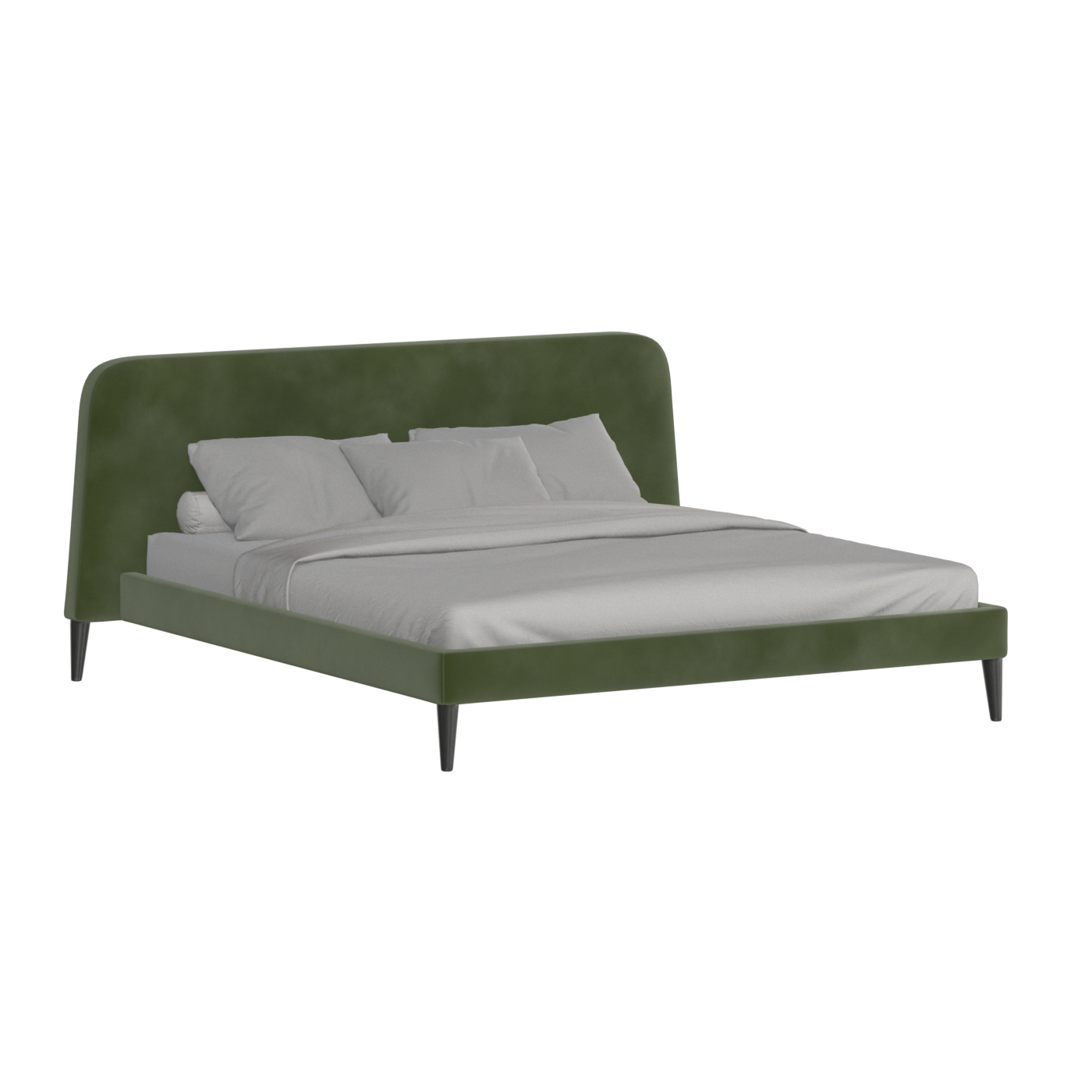 Selma Double Bed with Deep Vertical Tufting