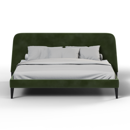 Selma Double Bed with Deep Vertical Tufting