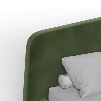 Selma Double Bed with Deep Vertical Tufting