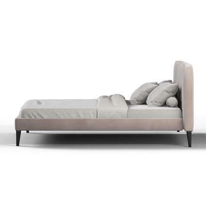 Selma Double Bed with Deep Vertical Tufting