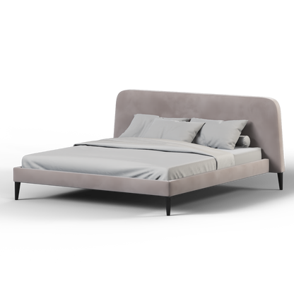 Selma Double Bed with Deep Vertical Tufting