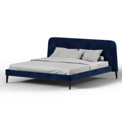 Selma Double Bed with Deep Vertical Tufting