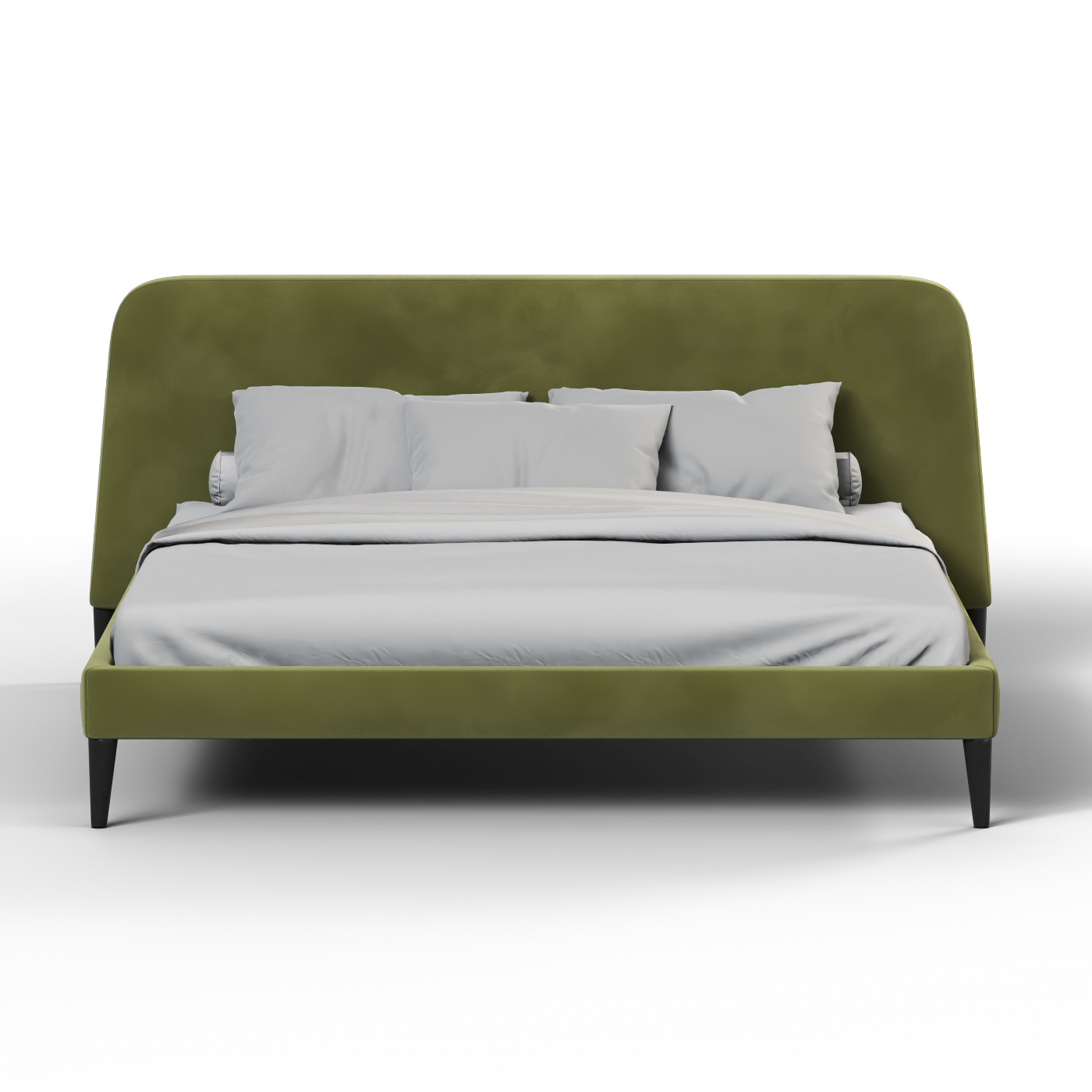 Selma Double Bed with Deep Vertical Tufting