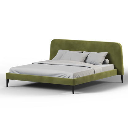 Selma Double Bed with Deep Vertical Tufting