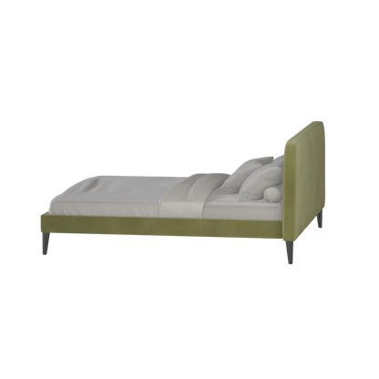 Selma Double Bed with Deep Vertical Tufting