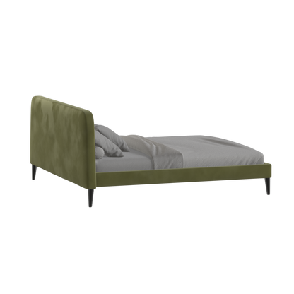 Selma Double Bed with Deep Vertical Tufting