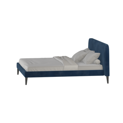 Lit double Selma avec capitonnage vertical profond