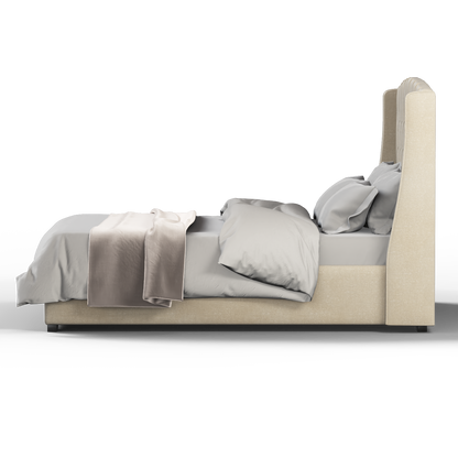 Sophia Upholstered Bed with Buttoned Headboard