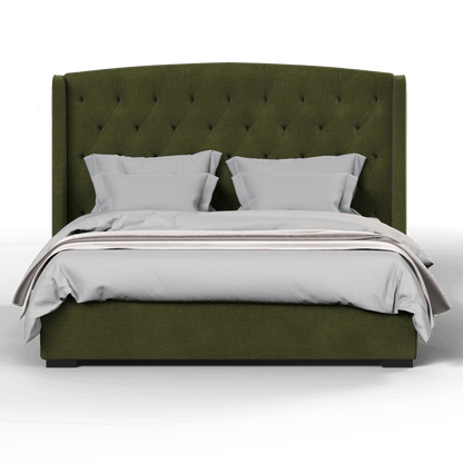 Sophia Upholstered Bed with Buttoned Headboard