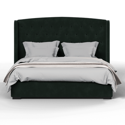 Sophia Upholstered Bed with Buttoned Headboard