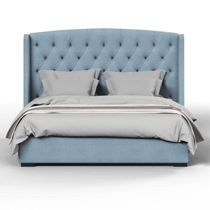 Sophia Upholstered Bed with Buttoned Headboard