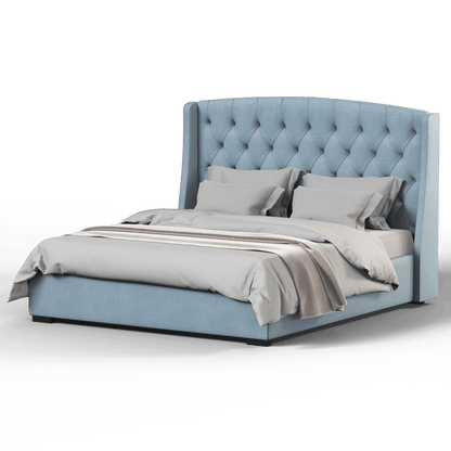 Sophia Upholstered Bed with Buttoned Headboard