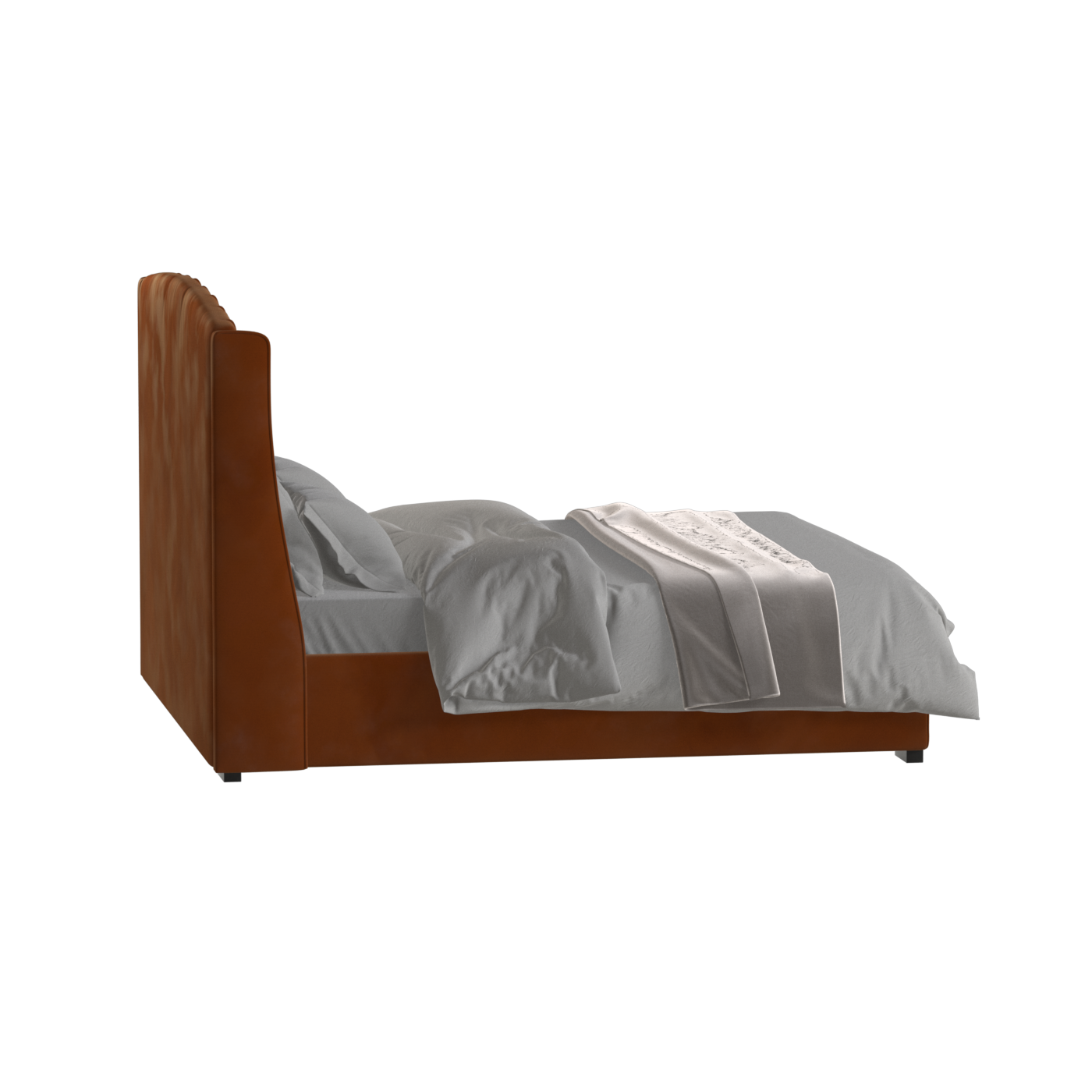 Sophia Upholstered Bed with Buttoned Headboard