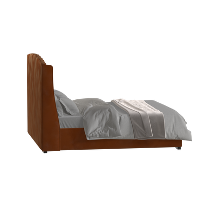 Sophia Upholstered Bed with Buttoned Headboard
