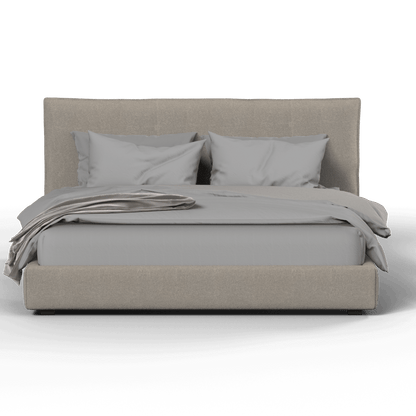 Thea Upholstered Double Bed with Clean Headboard