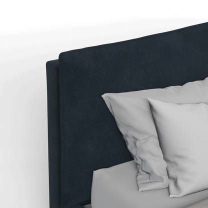 Thea Upholstered Double Bed with Clean Headboard