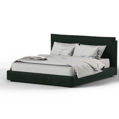 Thea Upholstered Double Bed with Clean Headboard