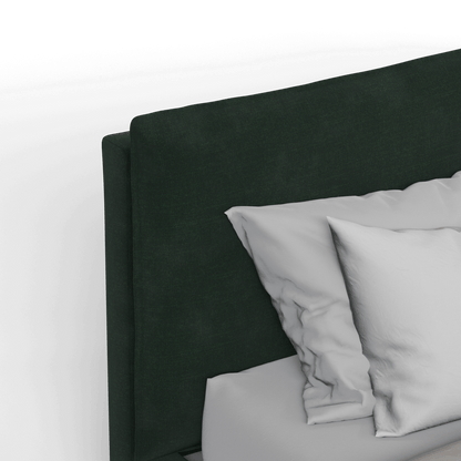 Thea Upholstered Double Bed with Clean Headboard