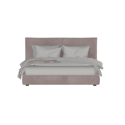 Thea Upholstered Double Bed with Clean Headboard