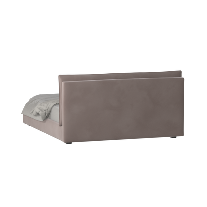 Thea Upholstered Double Bed with Clean Headboard