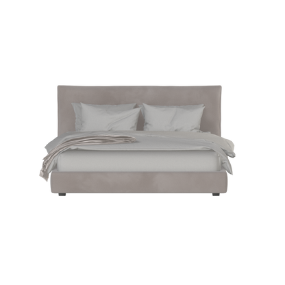 Thea Upholstered Double Bed with Clean Headboard