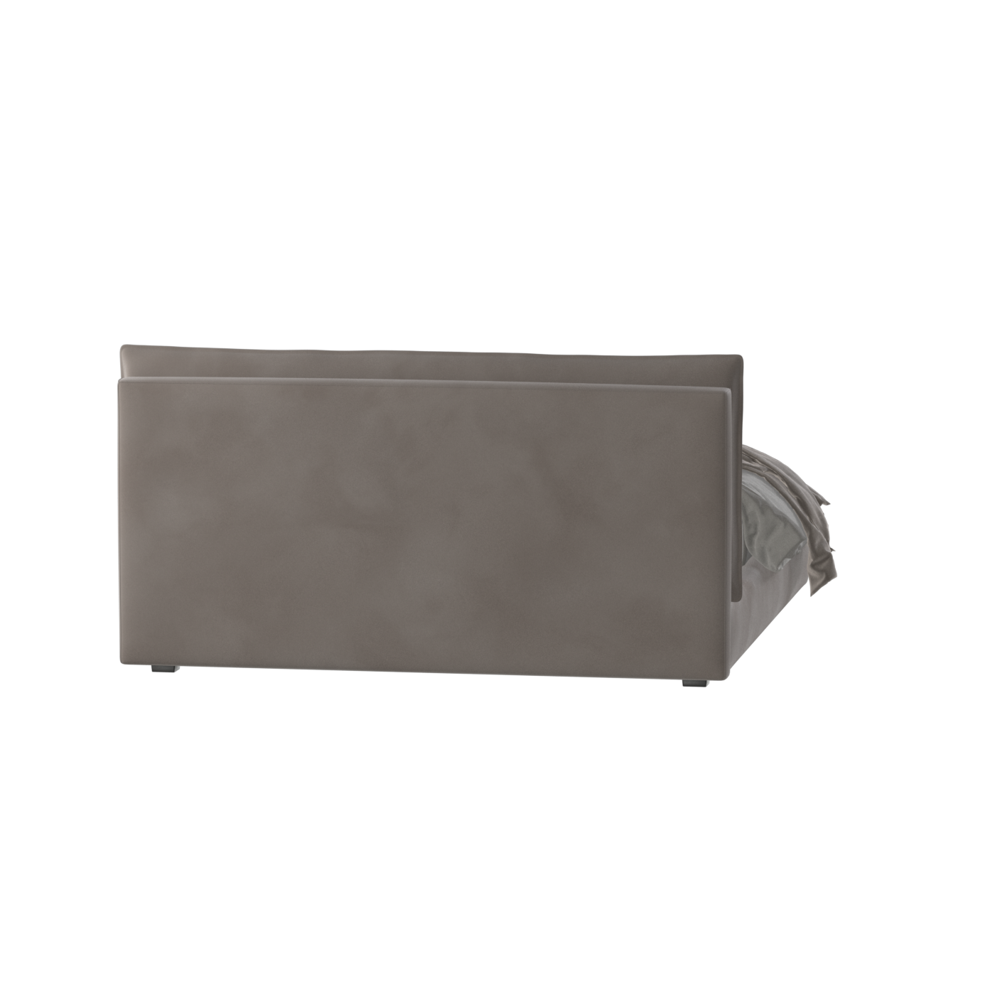 Thea Upholstered Double Bed with Clean Headboard
