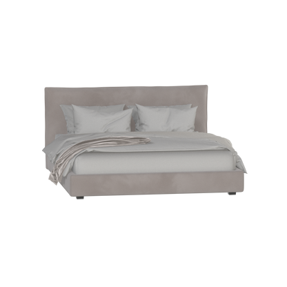 Thea Upholstered Double Bed with Clean Headboard