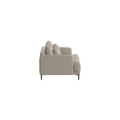 Canapé 2 places Valen — Assise profonde avec coussins surdimensionnés