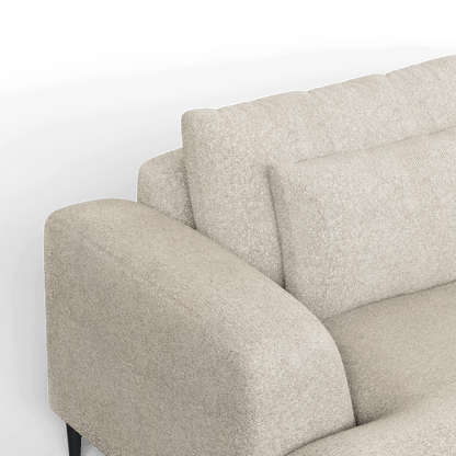 Canapé 2 places Valen — Assise profonde avec coussins surdimensionnés