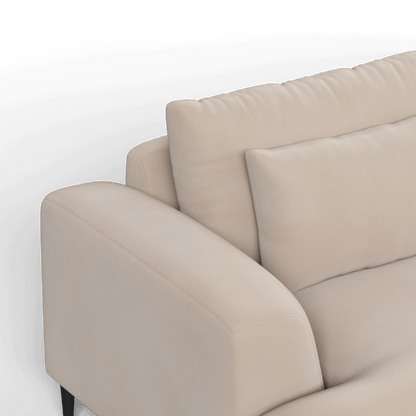 Canapé 2 places Valen — Assise profonde avec coussins surdimensionnés