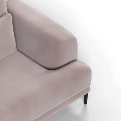 Valen 2 Seater Sofa — Deep Seating with Oversized Cushions
