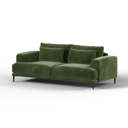 Valen 2 Seater Sofa — Deep Seating with Oversized Cushions