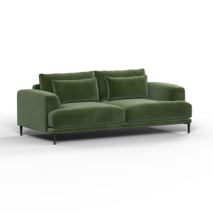 Valen 2 Seater Sofa — Deep Seating with Oversized Cushions
