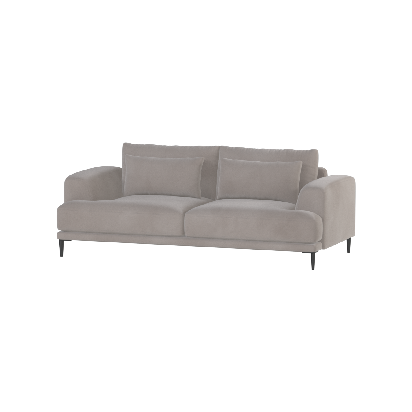 Valen 2 Seater Sofa — Deep Seating with Oversized Cushions