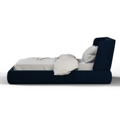 Valentina bed in Boucle Baloo Fabric