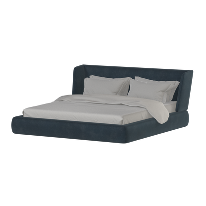 Valentina bed in Boucle Hevia Fabric
