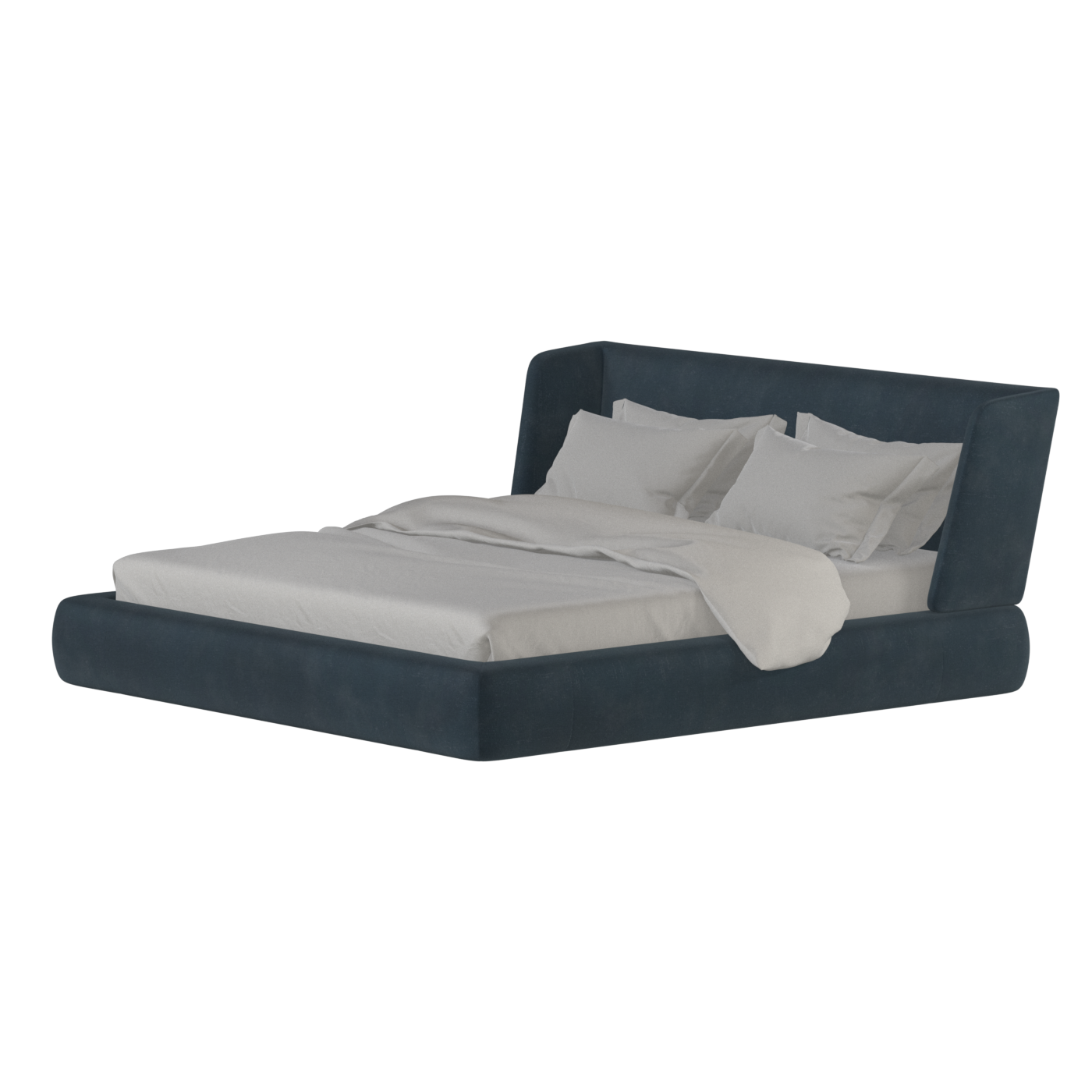 Valentina bed in Boucle Hevia Fabric