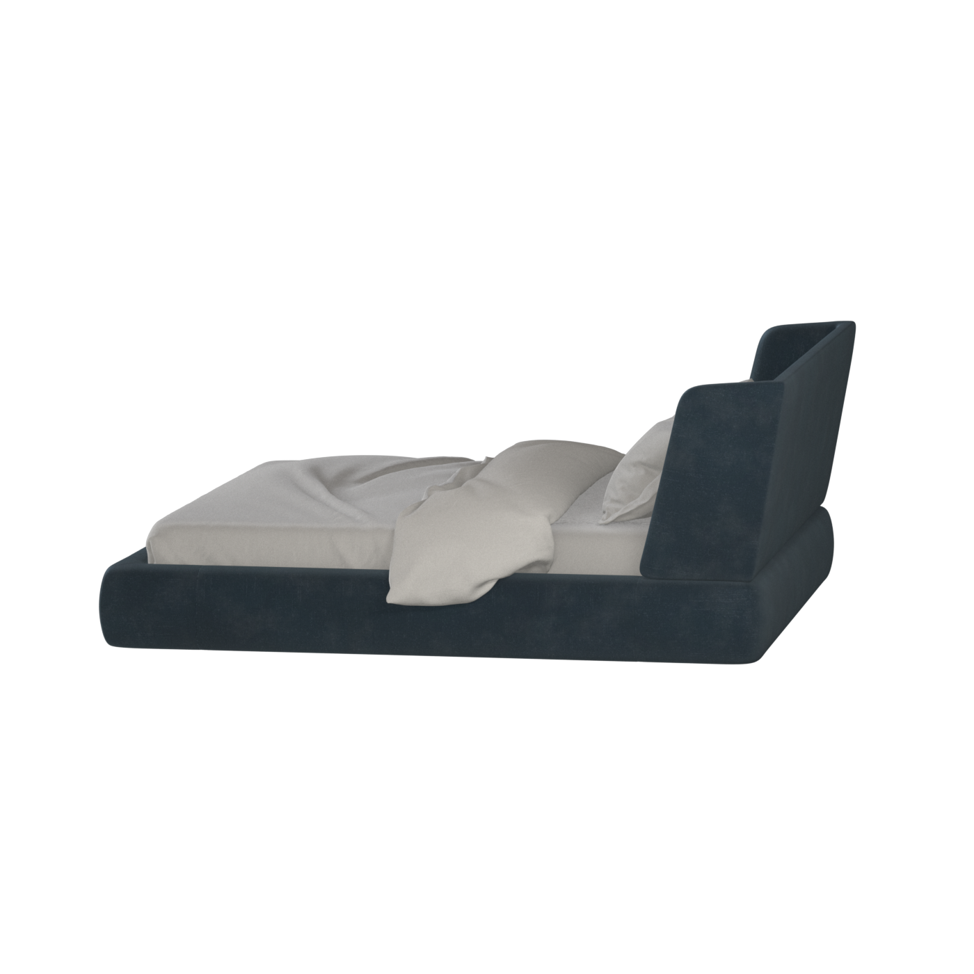 Valentina bed in Boucle Hevia Fabric