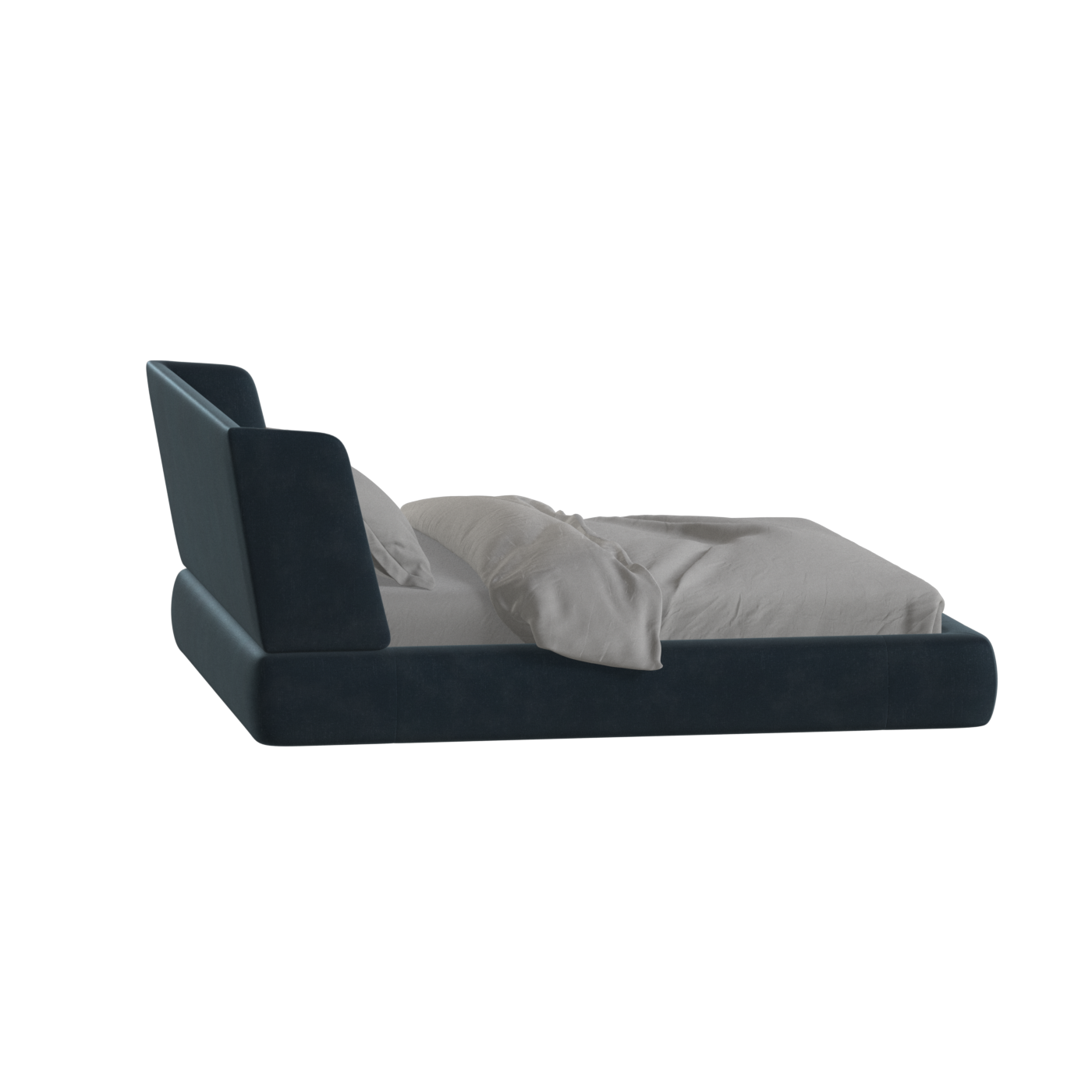 Valentina bed in Boucle Hevia Fabric