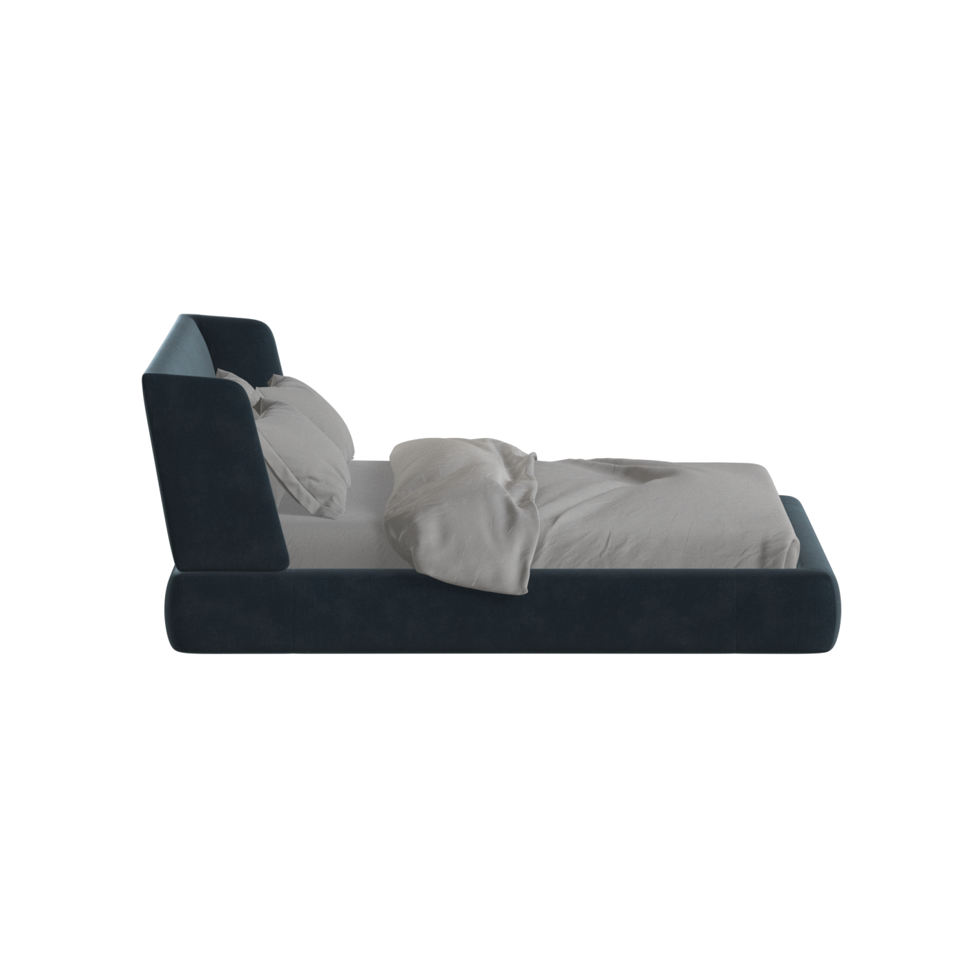 Valentina bed in Boucle Hevia Fabric