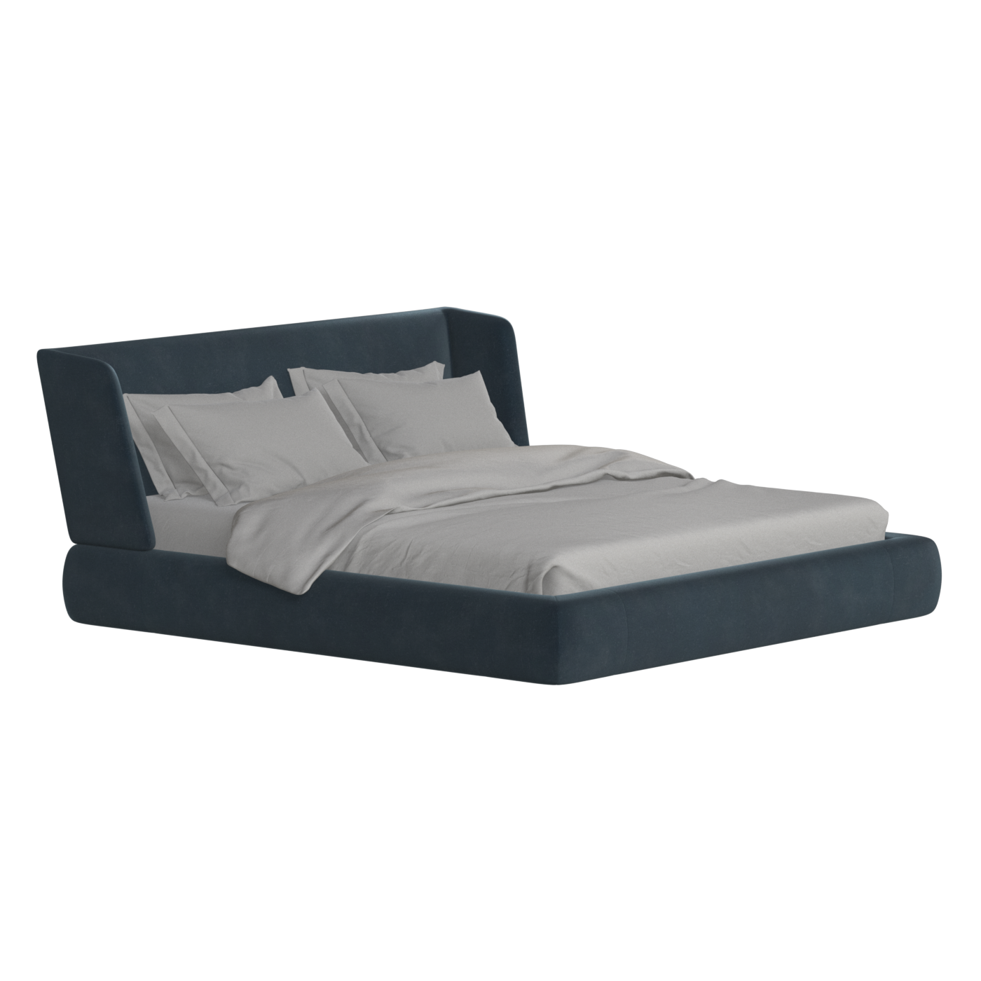 Valentina bed in Boucle Hevia Fabric