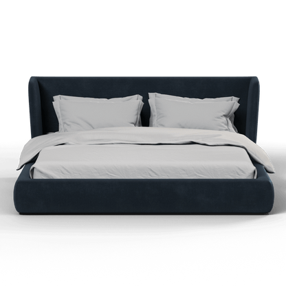 Valentina bed in Boucle Hevia Fabric