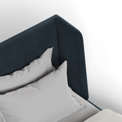 Valentina bed in Boucle Hevia Fabric
