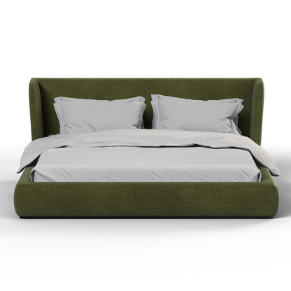Valentina bed in Boucle Hevia Fabric